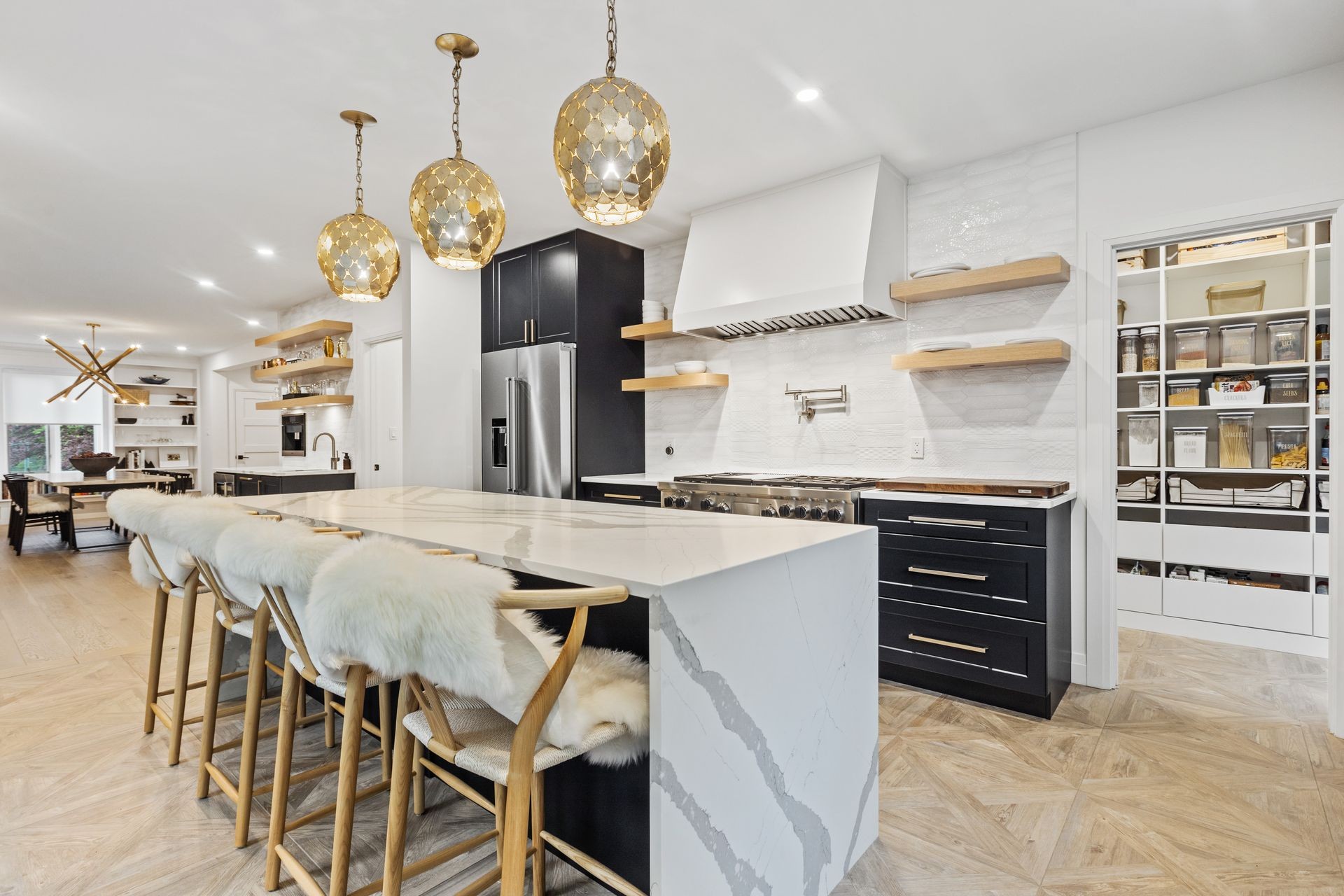 cabinet painting at 98 Linden Ave, Victoria, BC