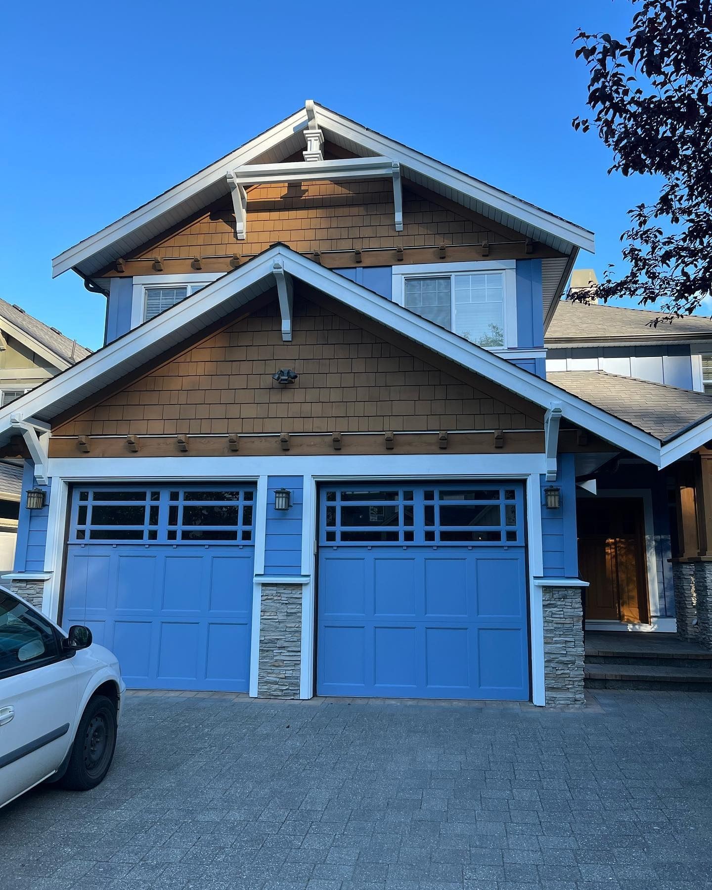 exterior of a house painted in victoria bc